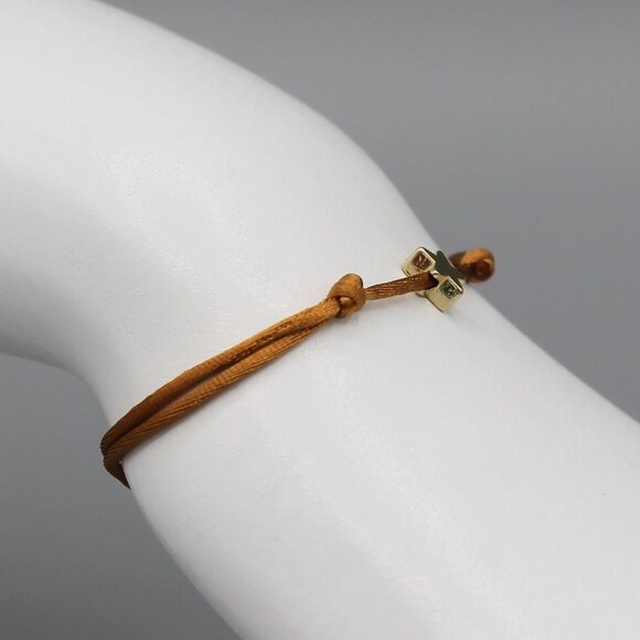 Jewelry star brown gold string bracelet adjustable fashion delicate brand new - Picture 7 of 7